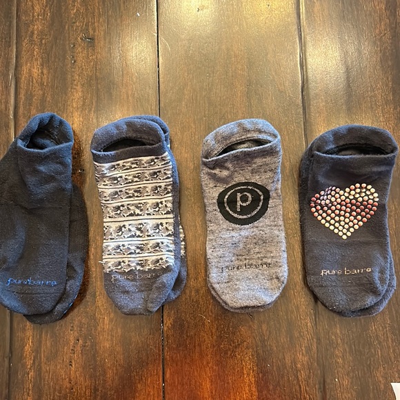 Pure Barre Accessories Pure Barre Used Sticky Socks Medium N3